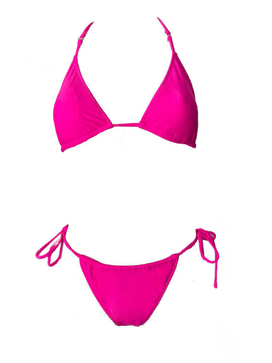 Modern Ocean Set Bikini Τριγωνάκι Φούξια