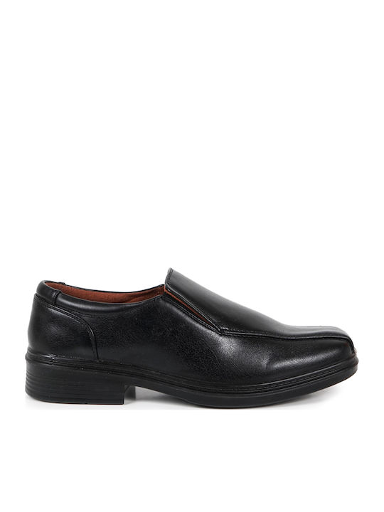 Loafers Δερμάτινα Ανδρικά Casual Παπούτσια Μαύρα
