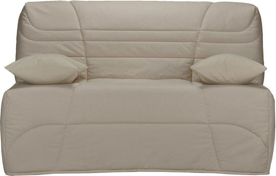 So'Home Elastische Abdeckung für Zweisitziges Sofa Beige 140x190cm 1Stück 350075882_352_14