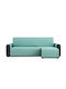 Aithrio Glaciar Waterproof Elastic Cover for Corner Sofa Turquoise 1pcs GLACIAR-GONIA-ΑΚΟΥΑ-ΑΡΙΣΤΕΡΉ-280CM