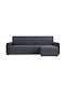 Aithrio Glaciar Waterproof Elastic Cover for Corner Sofa Gray 1pcs GLACIAR-GONIA-C/10-ΓΚΡΙ-ΑΡΙΣΤΕΡΉ-240CM