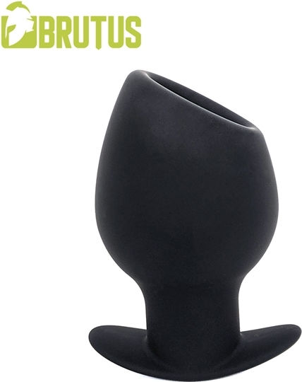 Brutus Chalice Silicone Tunnel Plug Anal Plug XLarge Black