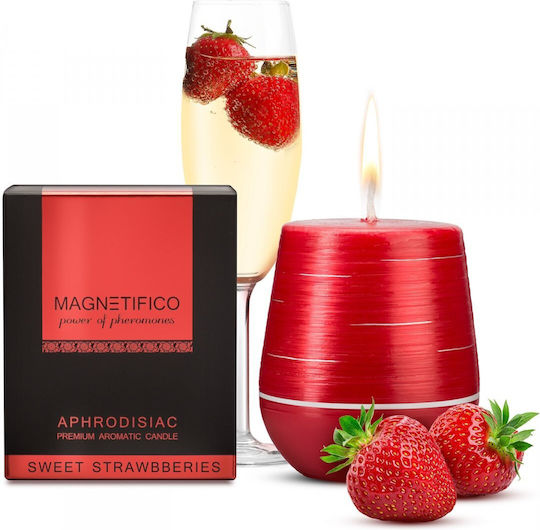 Magnetifico Sweet Perfume Candle with Pheromones with Scent Strawberry 70ml