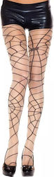 Music Legs Spider Web Sexy Καλσόν Μαύρο Music Legs Spider Web Sexy Καλσόν Μαύρο
