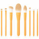 Professional Set with Makeup Brushes made of Synthetic Hair 8pcs
