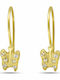 Goldjewels Kids Earrings Pendants Butterflies from Gold 9K