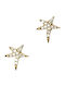 Gatsa Kids Earrings Studs Stars from Gold 14K