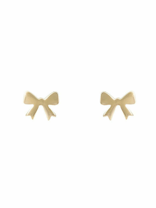 Ηώς Kids Earrings Studs made of Gold 9K