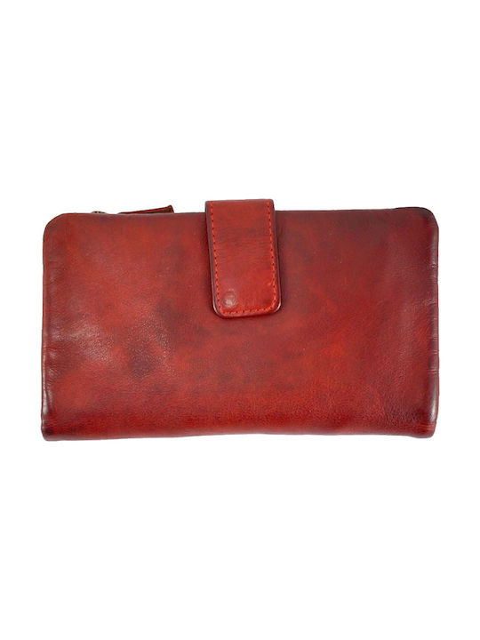 Mybag Large Leather Women's Wallet Red