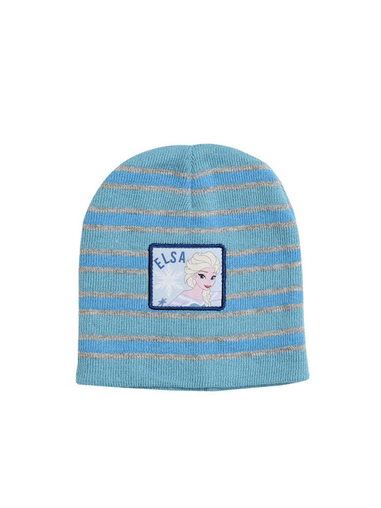 Kids Beanie Knitted Light Blue