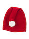 Kids Beanie Knitted Red