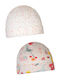 Kids Beanies Set Fabric Multicolour 2pcs