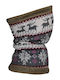Детска шал Knitted Gray с подплата