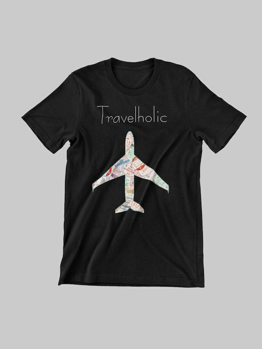 TKT Детска тениска Черен Travelholic