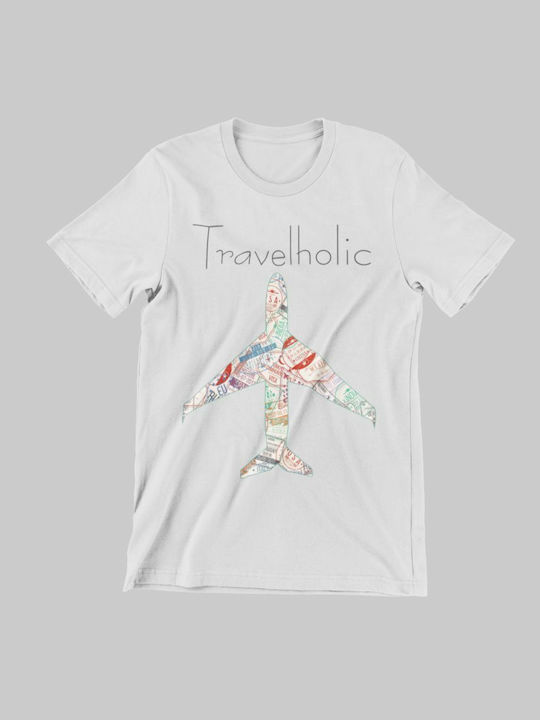 Детска тениска Сив Travelholic