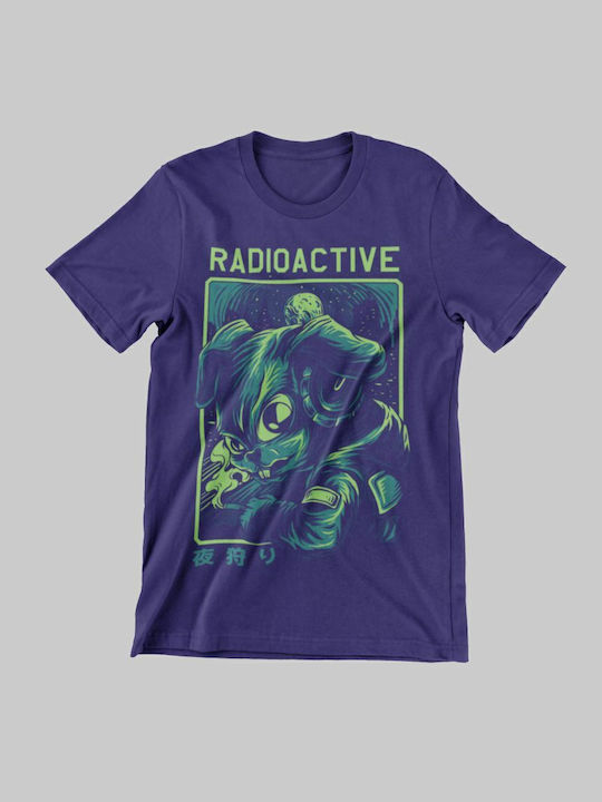 Παιδικό T-shirt Μωβ Radioactive Mutant Rabbit