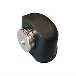 Magnetic Metallic Door Stopper Black