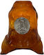 Tabletop Oil Lamp Glass 12x12x14.5εκ. F320-4