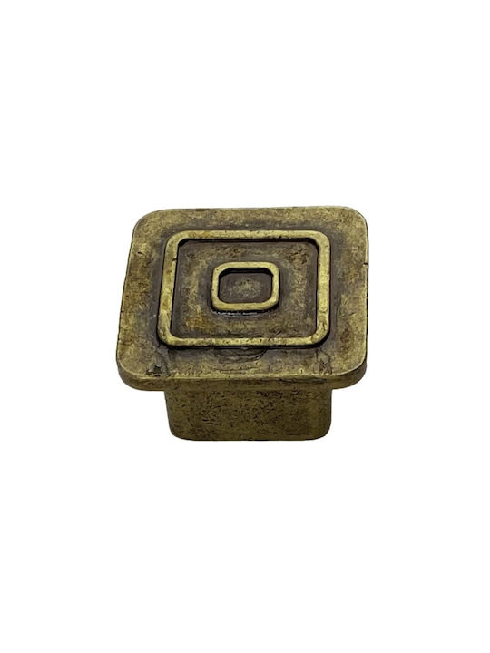 Herrajes Palencia Antik Knopf Möbelgriff aus Metallisch in Gold Farbe 410342 1Stück