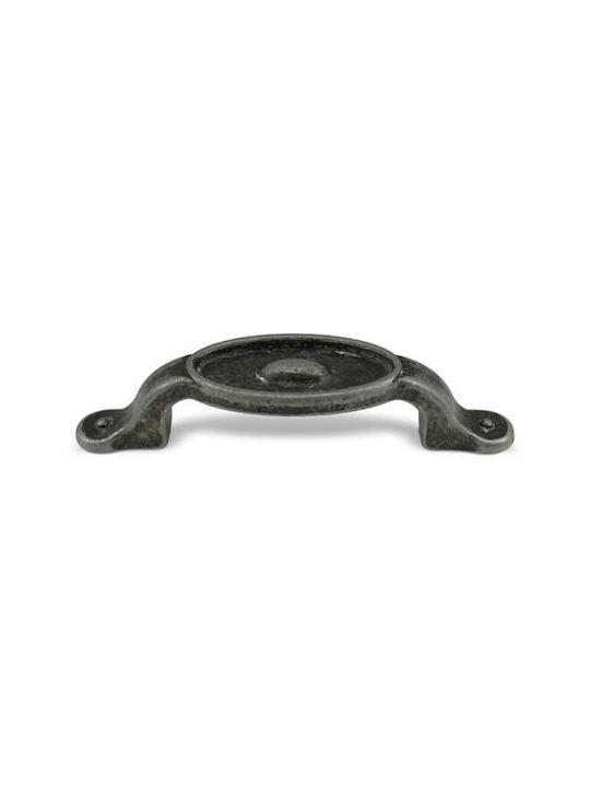 Herrajes Palencia Handgriff Möbelgriff aus Metallisch in Silber Farbe 4616-64-PEWTER 1Stück