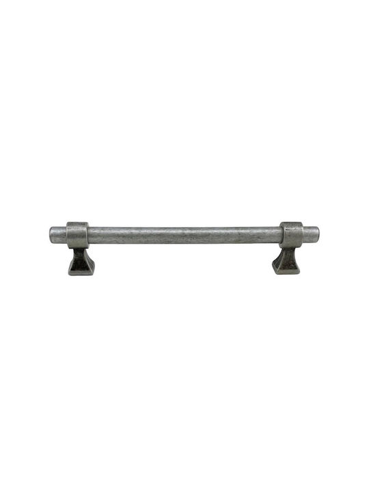 Herrajes Palencia Handgriff Möbelgriff aus Metallisch in Silber Farbe 128mm 326927 1Stück
