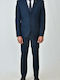 Leonardo Uomo Men's Winter Suit Blue