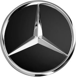 Τάπα Κέντρου Ζάντας Mercedes Benz με Εσωτερική Διάμετρο 73mm Μαύρο 1τμχ
