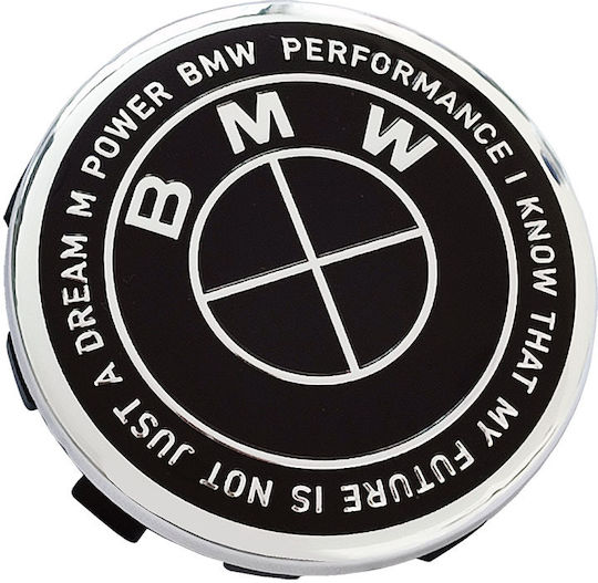 Radnabenkappen Bmw mit Innendurchmesser 55mm Schwarz 1Stück