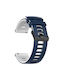 Dual Color Λουράκι Σιλικόνης Μπλε (Amazfit Stratos 2s/3)