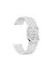 Weave Pattern Strap Silicone White (Huawei Watch GT2 / GT3 (42mm) / GT3 Pro (43mm))