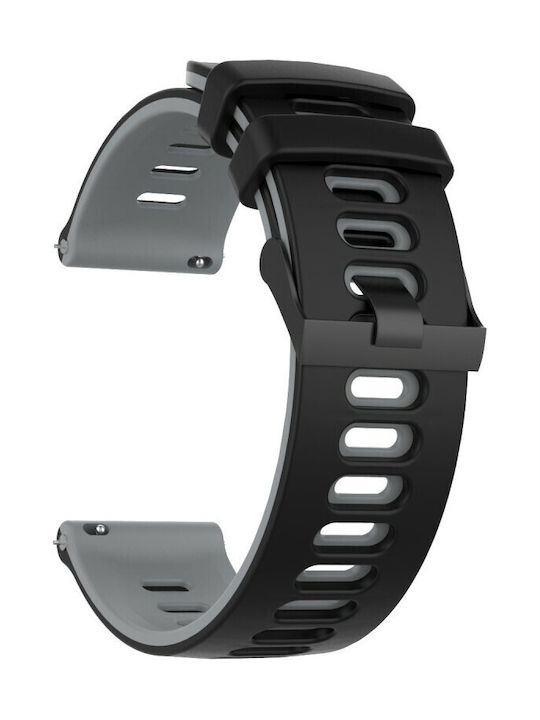 Dual Color Curea Silicon Negru (Amazfit Stratos 2s/3)