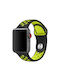 Wiwu Dual Color Sport Armband Silikon mit Pin Grün (Apple Watch 38/40/41/42mm)