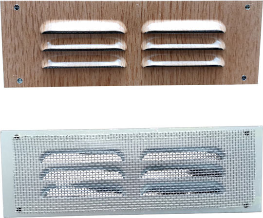 Fepre Περσίδα Εξαερισμού 5x15cm Ορθογώνια με Σίτα
