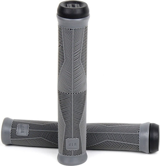 W-T-P Remote WTGRY0014 Χειρολαβές Ποδηλάτου BMX σε Γκρι Χρώμα 160mm από καουτσούκ