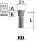 SCC Nieten M14x1,5 Länge 41mm