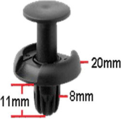 Car Plastic Clips 6pcs Car Plastic Clips 6pcs