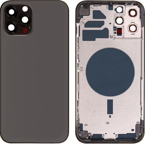 Κапак за замяна на батерията Черен за iPhone 12 Pro Max