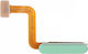 Flex Cable with Fingerprint in Green colour for Galaxy A22 4G