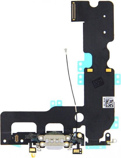 Dock Кабел с Charging port в White цвят за iPhone 7