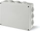 Scame Surface Mounted Electrical Box Branching IP55 in Gray Color