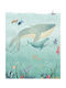 Mimi'lou Kids Fabric Wallpaper Ocean L200xH250cm