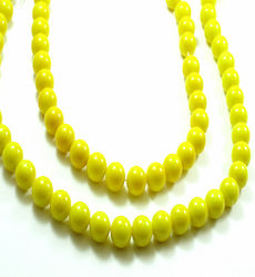 Glass Craft Bead Yellow