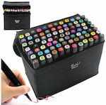 Drawing Markers Double Tip Set 80 Colors