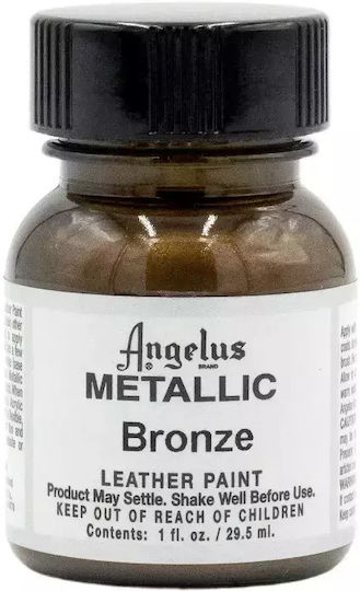 Angelus Leather Paint Metallic Bronze Βαφή Παπουτσιών 29.5ml