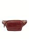 Magazin online pentru bărbați Piele Bum Bag pentru Talie Burgundy