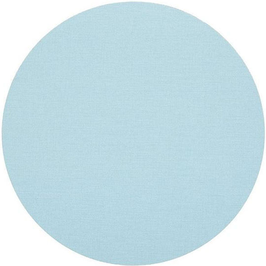 Caspari Round Plastic Placemat Blue