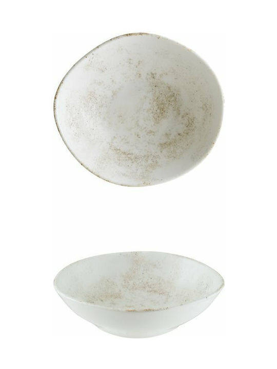 Bonna Serving Bowl Round made of Porcelain White with Diameter 18cm 12pcs