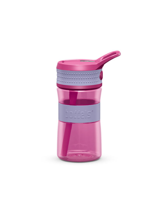Boddels Een Plastic Water Bottle 400ml Pink