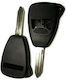 Car Key Shell with Blade with 5 Buttons for Chrysler
