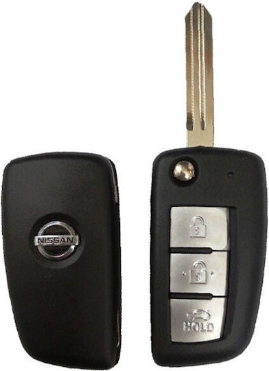 Pliabil cu 3 butoane pentru Nissan